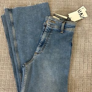 BRAND NEW zara marine straight leg jeans